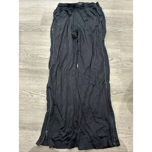 Boathouse Sports Soft Polyester Black Sweatpants Zip Leg | Size XL